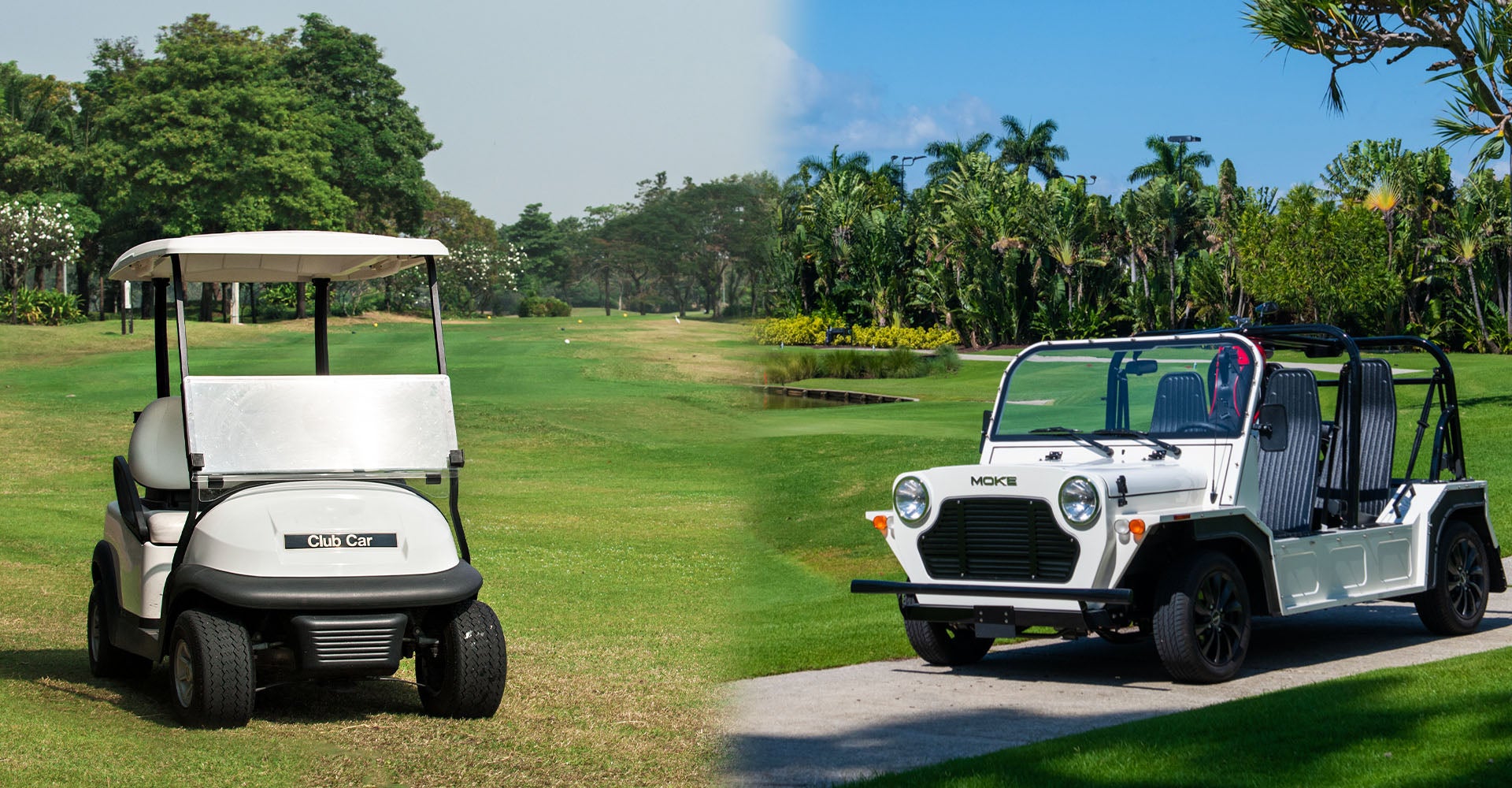Moke vs. Golf Cart